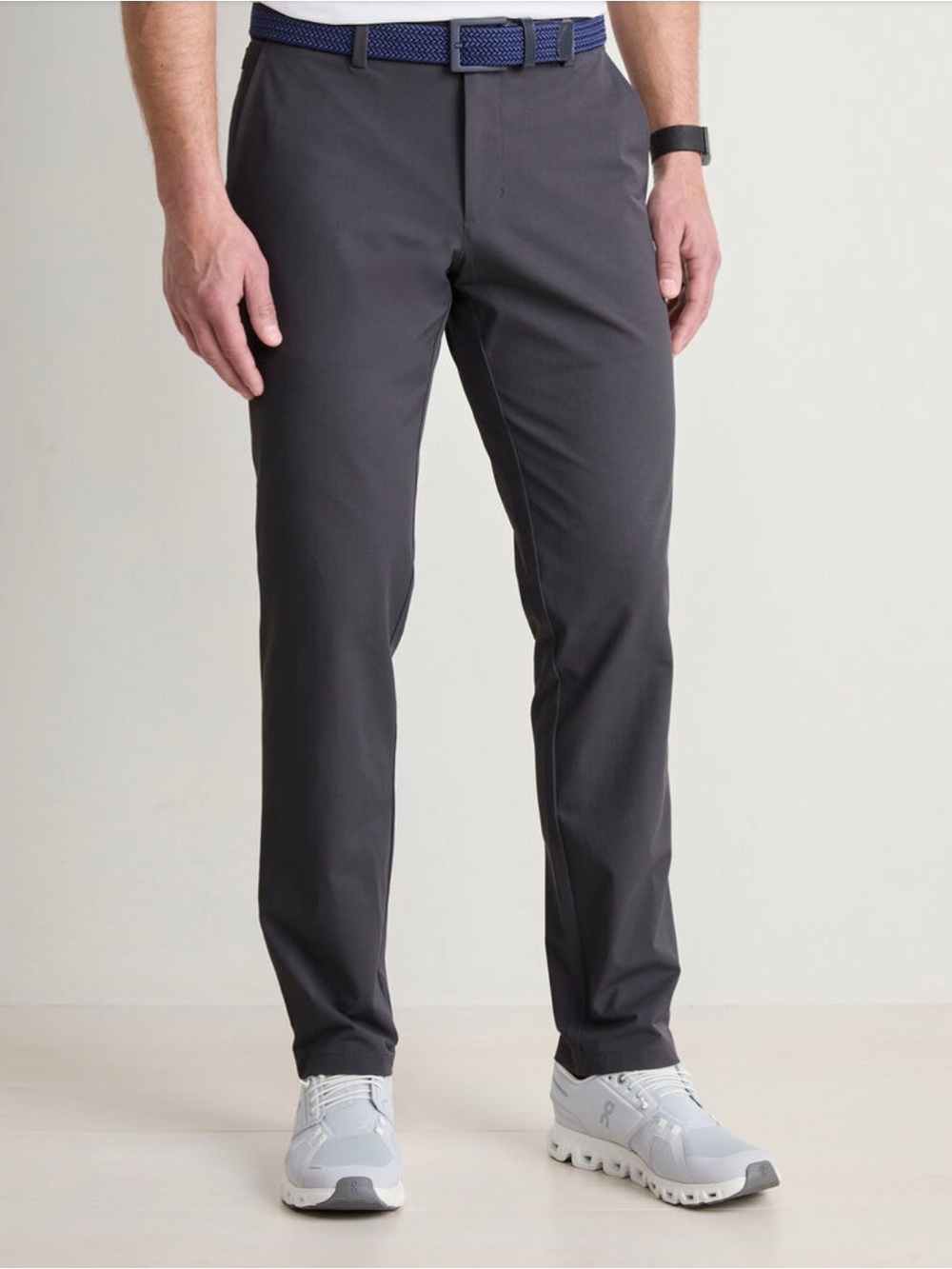 Vineyard Vines Performance On-The-Go Pants Mens 38x32 Evening Sky Gray NWT